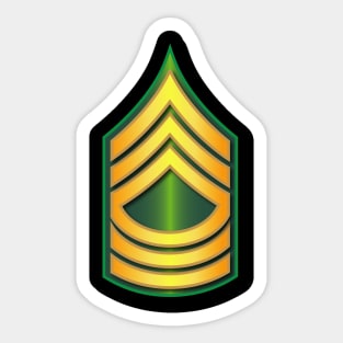 Army - Master Sergeant - E8 Sticker